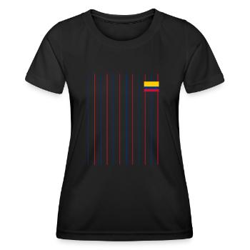 Colombie Colombie Medellín Vacances Bogota Cali - T-shirt sport Femme - noir - Devant - AI Model Female 172 light (172cm)