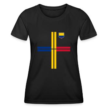 Colombie Colombie Medellín Vacances Bogota Cali - T-shirt sport Femme - noir - Devant - AI Model Female 172 light (172cm)