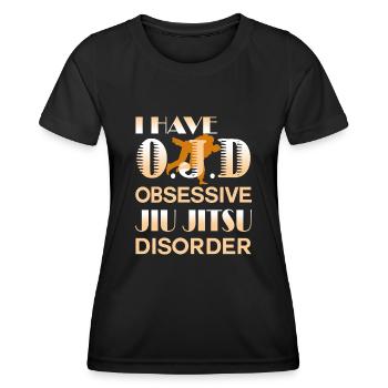 Obsessive Jiu Jitsu Disorder - Women's Functional T-Shirt - black - Front - AI Model Female 172 light (172cm)