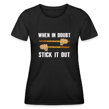 Arnis Eskrima Kali Filipino FMA - Women's Functional T-Shirt - black - Front - AI Model Female 172 light (172cm)