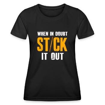 Arnis Eskrima Kali Filipino FMA - Women's Functional T-Shirt - black - Front - AI Model Female 172 light (172cm)
