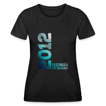 Limited Edition November 2012 Legendär Seit - Frauen Funktions-T-Shirt - Schwarz - Vorne - AI Model Female 172 light (172cm)