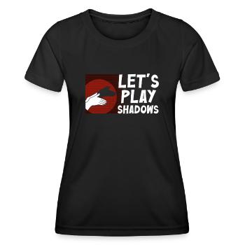 Shadow Puppetry Puppet Show Art - Women's Functional T-Shirt - black - Front - AI Model Female 172 light (172cm)