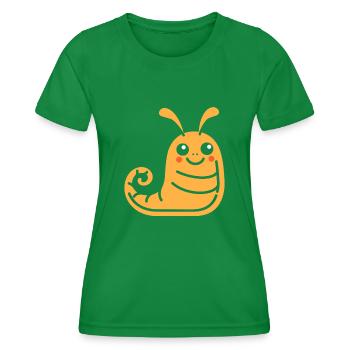 Slug 5 - Women's Functional T-Shirt - kelly green - Front - AI Model Female 172 dark (172cm)