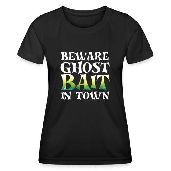 Vivre la vie fantôme Spook Life Appât - T-shirt sport Femme - noir - Devant - AI Model Female 172 light (172cm)
