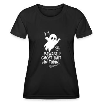 Vivre la vie fantôme Spook Life Appât - T-shirt sport Femme - noir - Devant - AI Model Female 172 light (172cm)