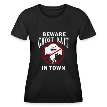 Vivre la vie fantôme Spook Life Appât - T-shirt sport Femme - noir - Devant - AI Model Female 172 light (172cm)