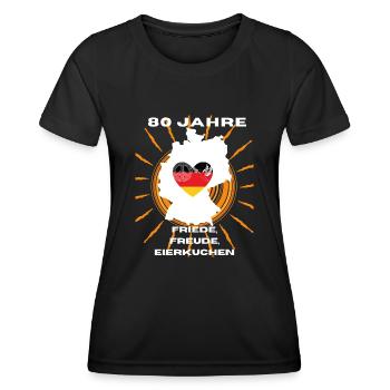 Peace in Germany - Women's Functional T-Shirt - black - Front - AI Model Female 172 light (172cm)