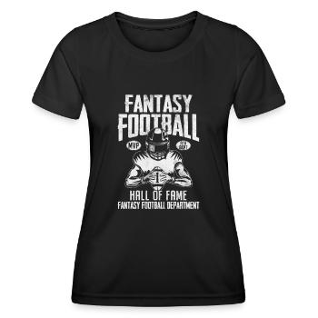 Fantasy Football Hall Of Fame Draft Kickers Drôle - T-shirt sport Femme - noir - Devant - AI Model Female 172 light (172cm)