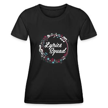 Texter Kader - Frauen Funktions-T-Shirt - Schwarz - Vorne - AI Model Female 172 light (172cm)