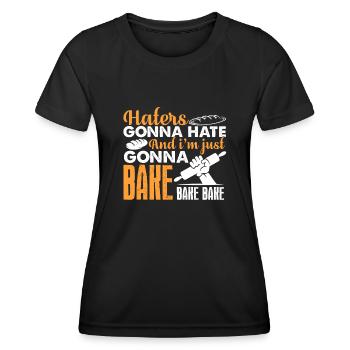 Baking Baker Gonna Bake - Women's Functional T-Shirt - black - Front - AI Model Female 172 light (172cm)