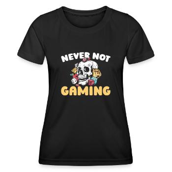 Jeu de société Jeu de société - T-shirt sport Femme - noir - Devant - AI Model Female 172 light (172cm)