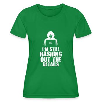 Cybersicherheitsexpertise von ethischen Hackern - Frauen Funktions-T-Shirt - Kelly Green - Vorne - AI Model Female 172 dark (172cm)