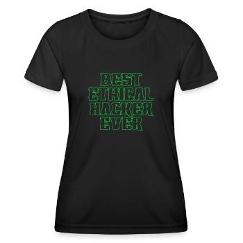 Ethical Hacker Cybersecurity Expertise - Women's Functional T-Shirt - black - Front - AI Model Female 172 light (172cm)