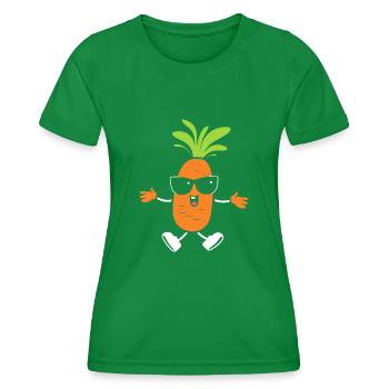 Carotte - T-shirt sport Femme - vert - Devant - AI Model Female 172 dark (172cm)