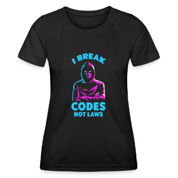 Ethical Hacker Cybersecurity Expertise - Women's Functional T-Shirt - black - Front - AI Model Female 172 light (172cm)