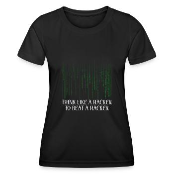 Ethical Hacker Cybersecurity Expertise - Women's Functional T-Shirt - black - Front - AI Model Female 172 light (172cm)