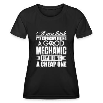 Mechanic Good Mechanic - Women's Functional T-Shirt - black - Front - AI Model Female 172 light (172cm)