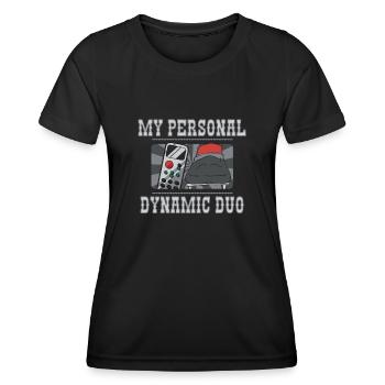 Ma télécommande personnelle de rêve et - T-shirt sport Femme - noir - Devant - AI Model Female 172 light (172cm)