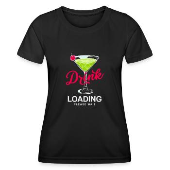 Funny Bartender Saying Bartender Gift - Women's Functional T-Shirt - black - Front - AI Model Female 172 light (172cm)