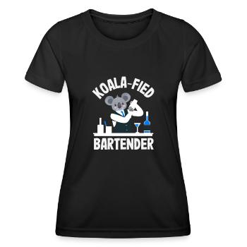 Lustiger Barkeeper Spruch Barkeeper Geschenk - Frauen Funktions-T-Shirt - Schwarz - Vorne - AI Model Female 172 light (172cm)