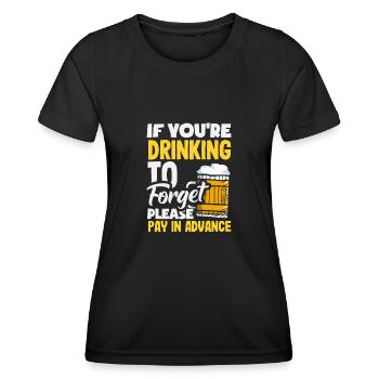 Lustiger Barkeeper Spruch Barkeeper Geschenk - Frauen Funktions-T-Shirt - Schwarz - Vorne - AI Model Female 172 light (172cm)