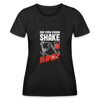 Lustiger Barkeeper Spruch Barkeeper Geschenk - Frauen Funktions-T-Shirt - Schwarz - Vorne - AI Model Female 172 light (172cm)