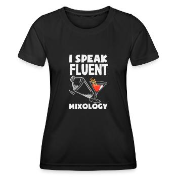 Lustiger Barkeeper Spruch Barkeeper Geschenk - Frauen Funktions-T-Shirt - Schwarz - Vorne - AI Model Female 172 light (172cm)