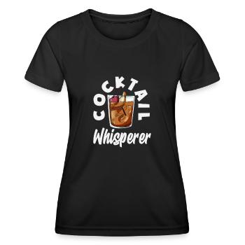 Lustiger Barkeeper Spruch Barkeeper Geschenk - Frauen Funktions-T-Shirt - Schwarz - Vorne - AI Model Female 172 light (172cm)