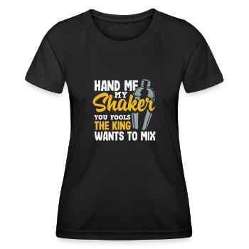 Lustiger Barkeeper Spruch Barkeeper Geschenk - Frauen Funktions-T-Shirt - Schwarz - Vorne - AI Model Female 172 light (172cm)