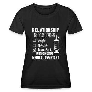 Medical Assistant Relationship - Women's Functional T-Shirt - black - Front - AI Model Female 172 light (172cm)