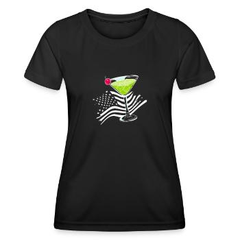 Funny Bartender Saying Bartender Gift - Women's Functional T-Shirt - black - Front - AI Model Female 172 light (172cm)