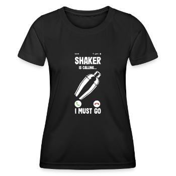 Lustiger Barkeeper Spruch Barkeeper Geschenk - Frauen Funktions-T-Shirt - Schwarz - Vorne - AI Model Female 172 light (172cm)