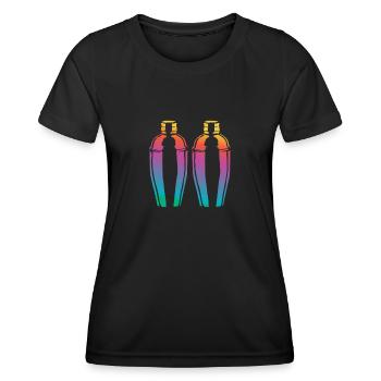 Funny Bartender Saying Bartender Gift - Women's Functional T-Shirt - black - Front - AI Model Female 172 light (172cm)