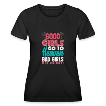 Lustiger Barkeeper Spruch Barkeeper Geschenk - Frauen Funktions-T-Shirt - Schwarz - Vorne - AI Model Female 172 light (172cm)