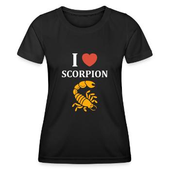 scorpion - Women's Functional T-Shirt - black - Front - AI Model Female 172 light (172cm)