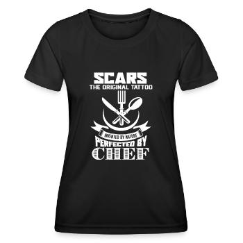 Chef Invented By Chef Perfected By Chef - Women's Functional T-Shirt - black - Front - AI Model Female 172 light (172cm)