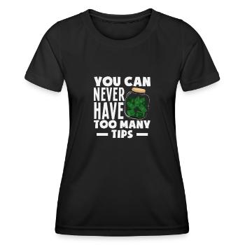 Lustiger Barkeeper Spruch Barkeeper Geschenk - Frauen Funktions-T-Shirt - Schwarz - Vorne - AI Model Female 172 light (172cm)