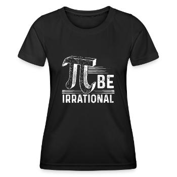 Pi Day Pi Irrational - Women's Functional T-Shirt - black - Front - AI Model Female 172 light (172cm)