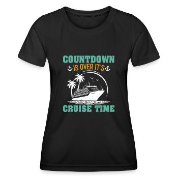 Cruise with the family cruise ship - Women's Functional T-Shirt - black - Front - AI Model Female 172 light (172cm)