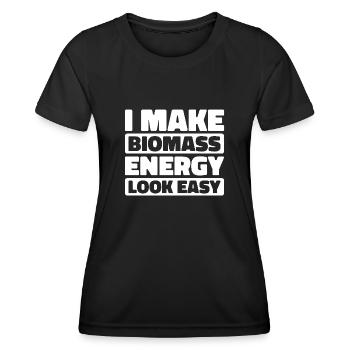 Forgeron métallurgiste - T-shirt sport Femme - noir - Devant - AI Model Female 172 light (172cm)