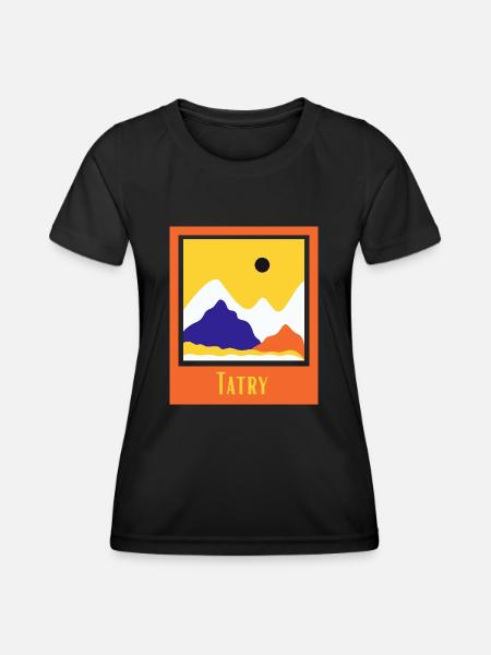 Tatry mountains - Women's Functional T-Shirt - black