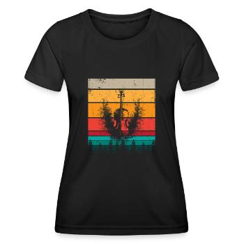 Yggdrasil Nature Musician Tree Of Life - Women's Functional T-Shirt - black - Front - AI Model Female 172 light (172cm)