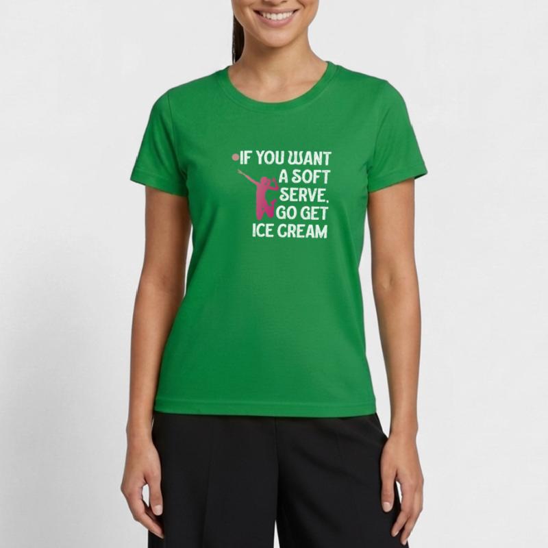 Wenn Sie ein Softeis wollen, holen Sie sich Eis Frauen Funktions-T-Shirt