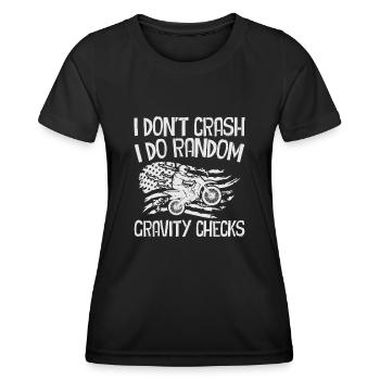 Motorcycle Motorcyclist Men Motorcycle - Women's Functional T-Shirt - black - Front - AI Model Female 172 light (172cm)