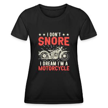Motorcycle Motorcyclist Men Motorcycle - Women's Functional T-Shirt - black - Front - AI Model Female 172 light (172cm)