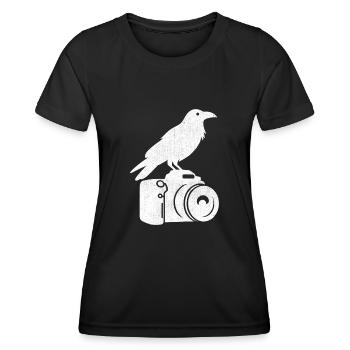 Bird Photography Birds Birdwatching Birdwatcher - Women's Functional T-Shirt - black - Front - AI Model Female 172 light (172cm)
