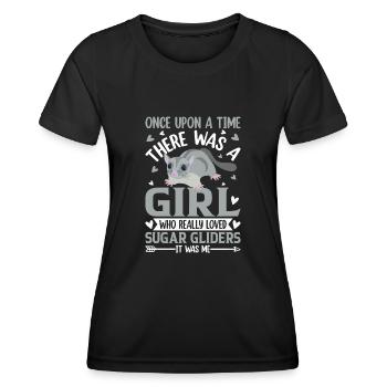 Sugar glider - Women's Functional T-Shirt - black - Front - AI Model Female 172 light (172cm)