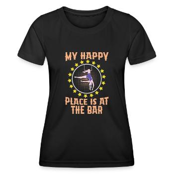 Circus Trapeze for Trapeze Artist Costume - Women's Functional T-Shirt - black - Front - AI Model Female 172 light (172cm)