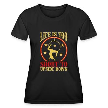 Circus Trapeze for Trapeze Artist Costume - Women's Functional T-Shirt - black - Front - AI Model Female 172 light (172cm)